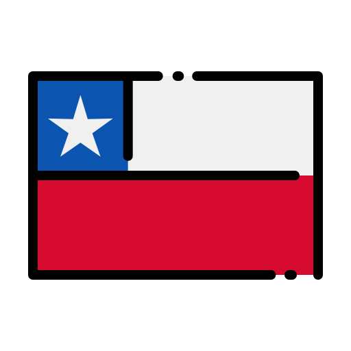 Icon of the Chilean flag
