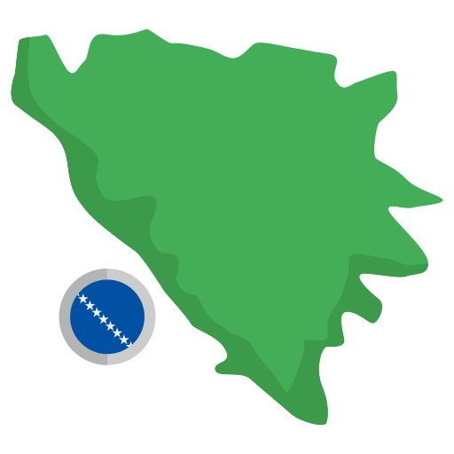 Icon of Bosnia and Herzegovina map