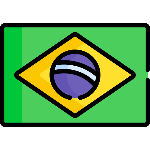 Icon of the Brazilian flag