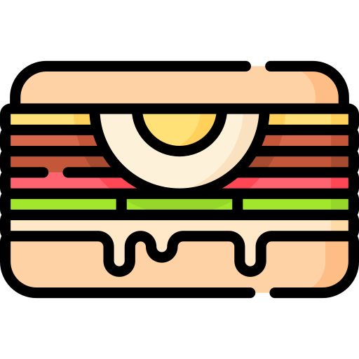 Digital drawing of Uruguayan sandwich the Chivito