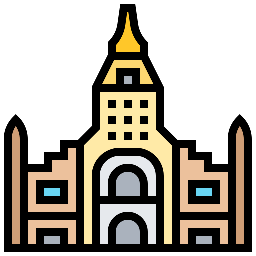 Icon of the Odense Cathedral in Denmark