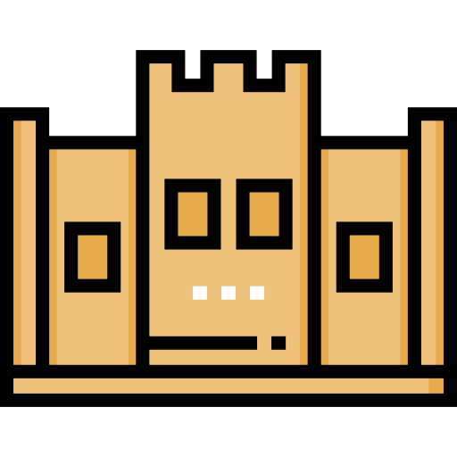 Digital drawing of the Siyu Fort in Kenya